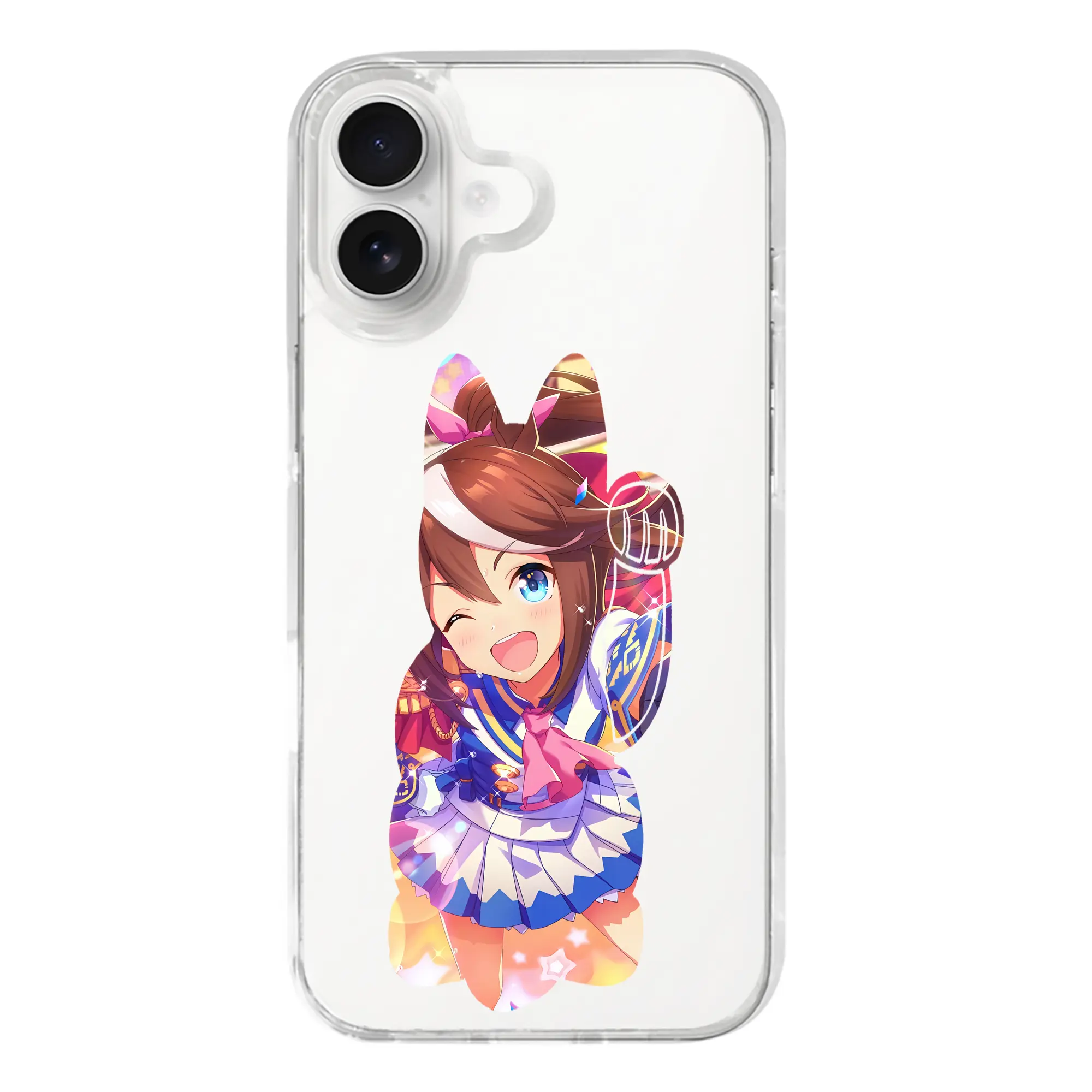 ウマ娘 プリティーダービー グッズ トウカイテイオー - iPhone 17シリーズ 透明スマホケース – 薄型・耐衝撃・精密フィット保護カバー